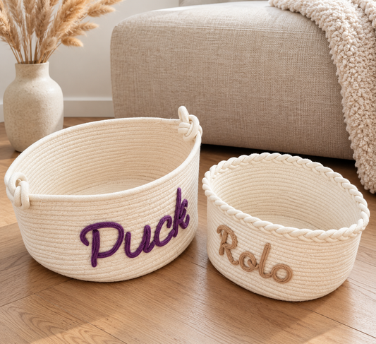 CLAW. | Storage Basket with Name