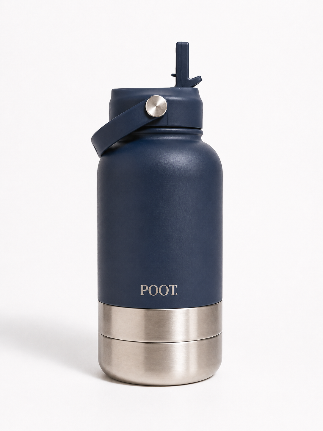 POOT. | 2-in-1 Reisfles – Water & Voerbak