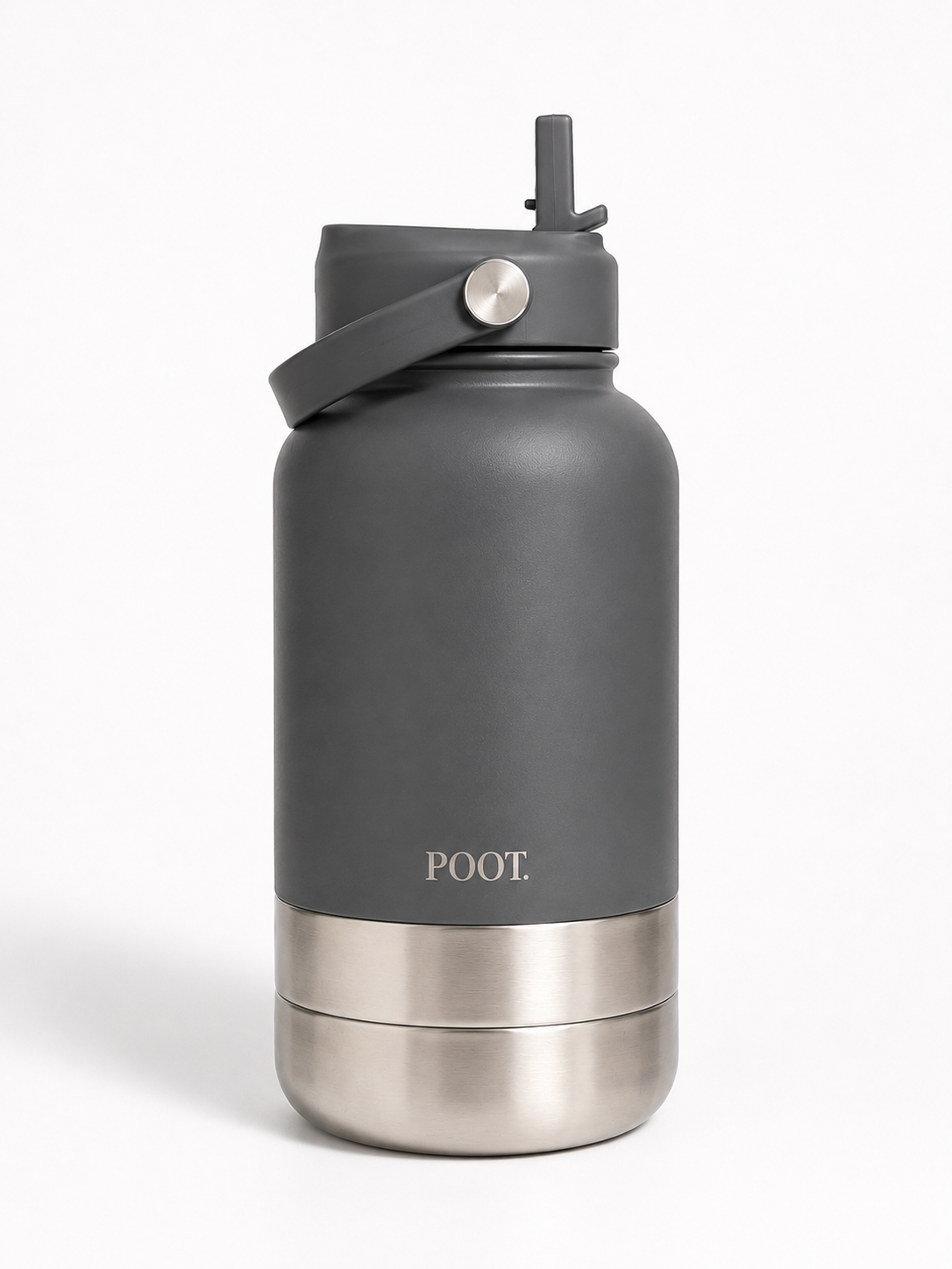 POOT. | 2-in-1 Reisfles – Water & Voerbak