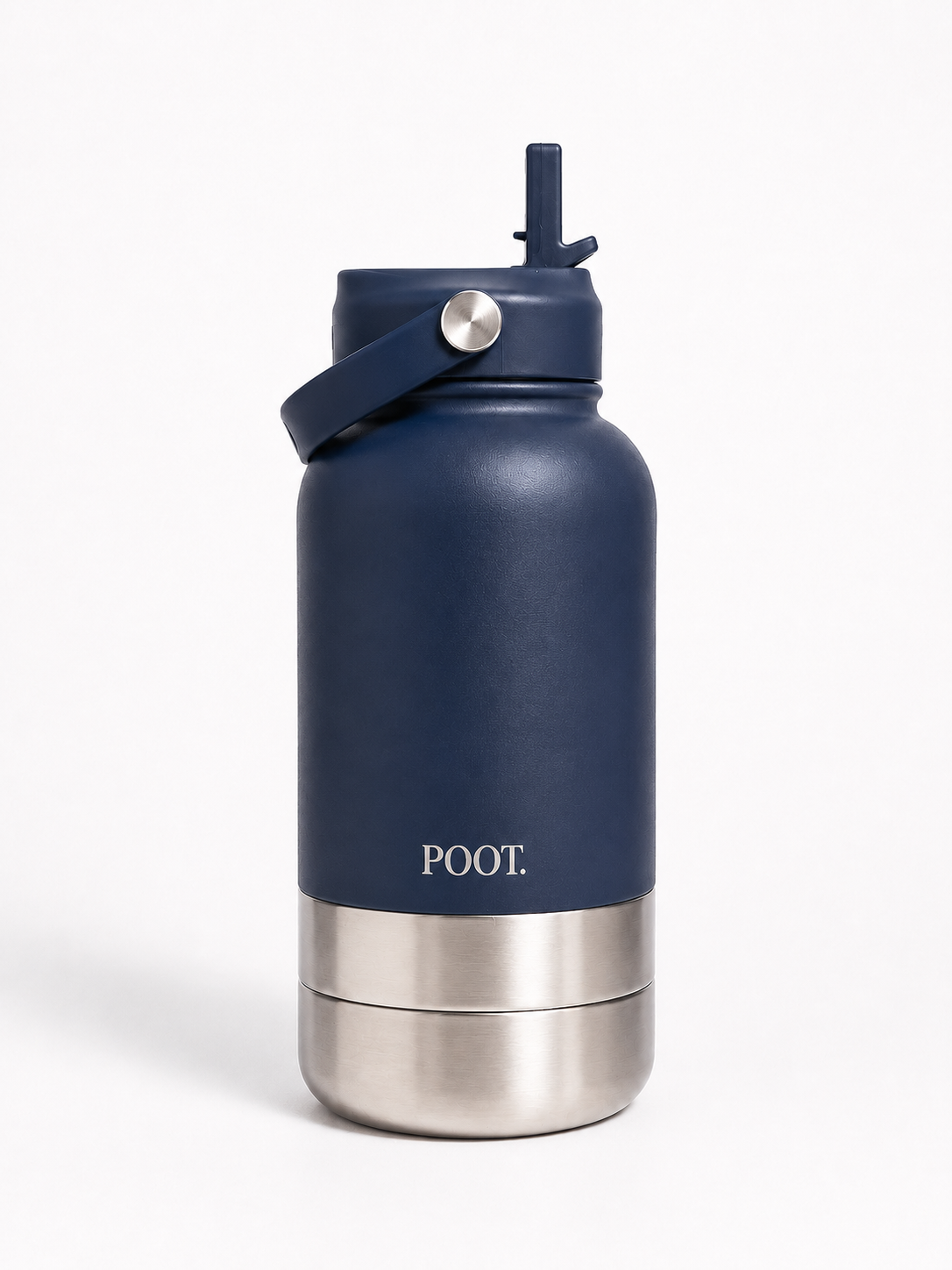 POOT. | 2-in-1 Reisfles – Water & Voerbak